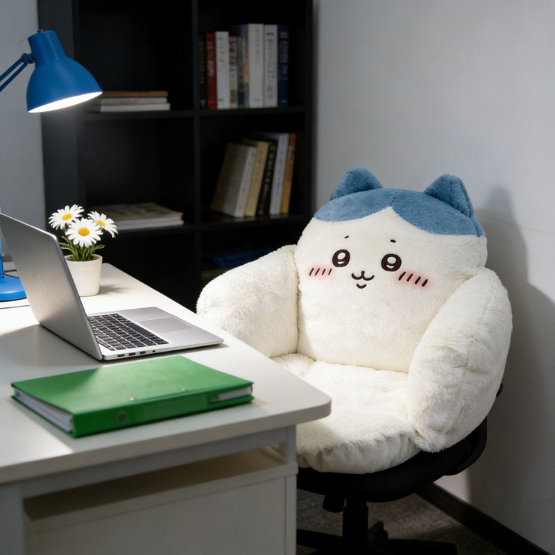 Home Office With Sofa - Chiikawa Cute Usagi Hachiware Seat Cushion