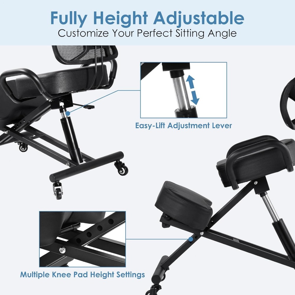 Adjustable Ergonomic Kneeling  - đánh giá và giá Ergonomic Office Chair