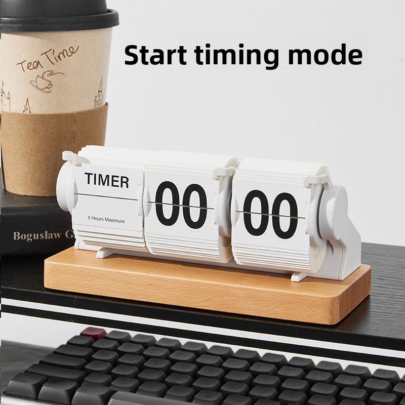 Vintage Wooden Desk Clock 3-Pa - đánh giá và giá Home Office Minimalist