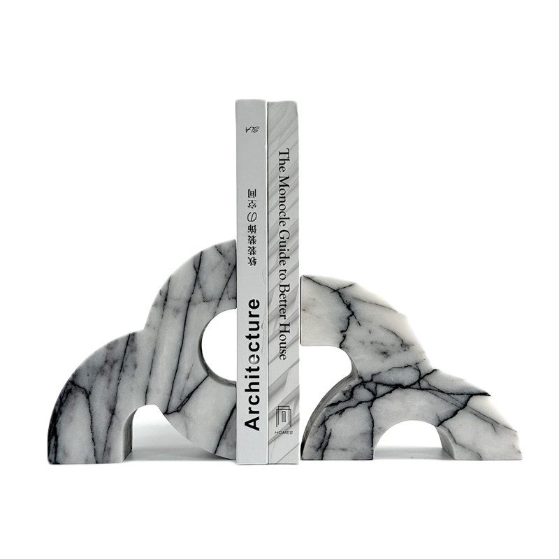 Modern Marble Bookends Heavy D - đánh giá và giá Home Office With Library