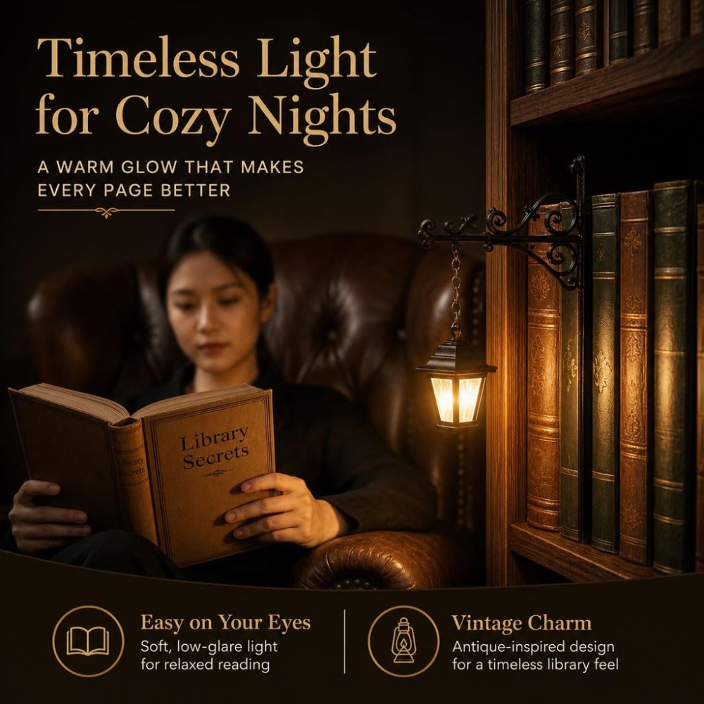 Mini Vintage Library Lantern B - đánh giá và giá Home Office With Library
