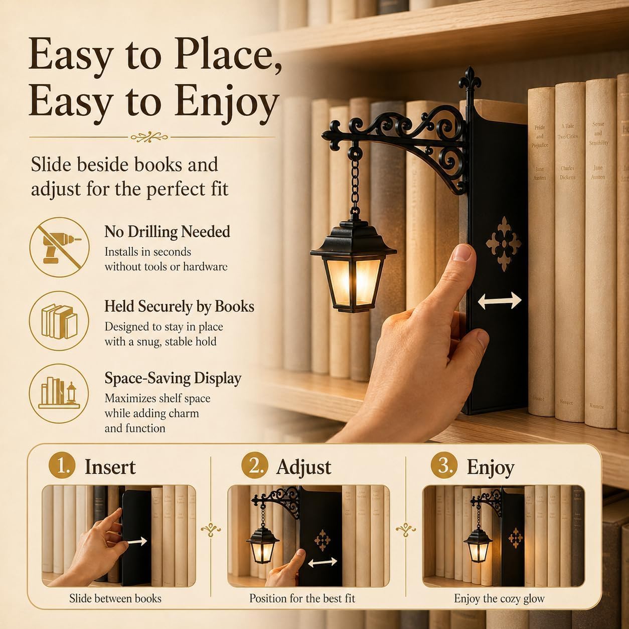 Mini Vintage Library Lantern B - đánh giá và giá Home Office With Library