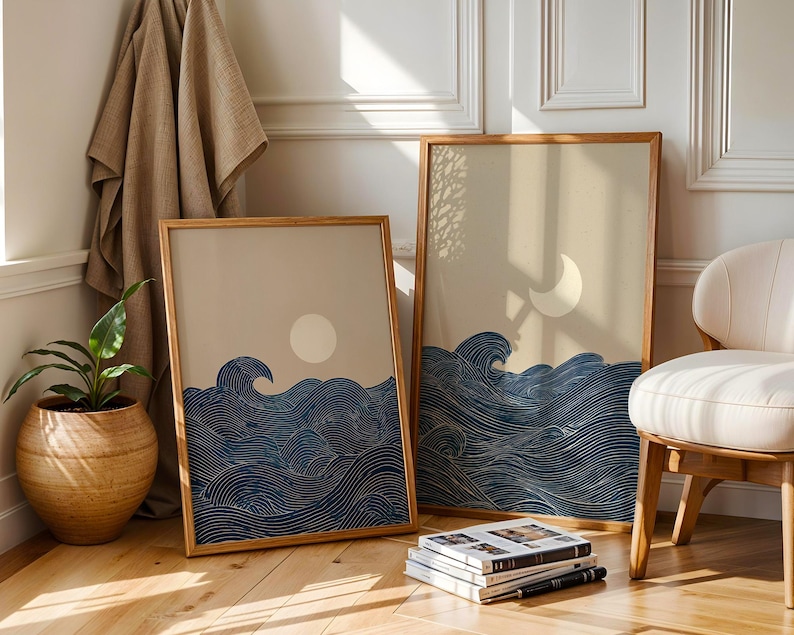 2pcs Japandi Minimalist Moon C - đánh giá và giá Home Office Minimalist