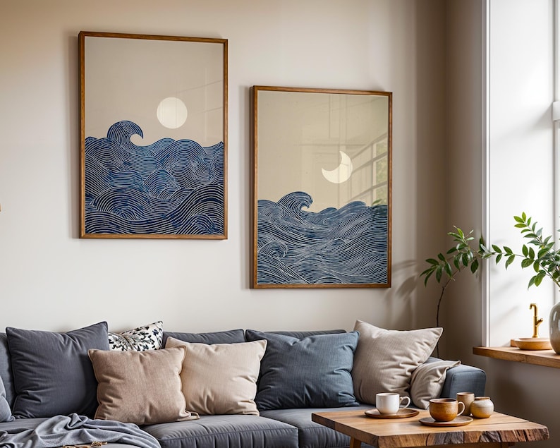 2pcs Japandi Minimalist Moon C - đánh giá và giá Home Office Minimalist