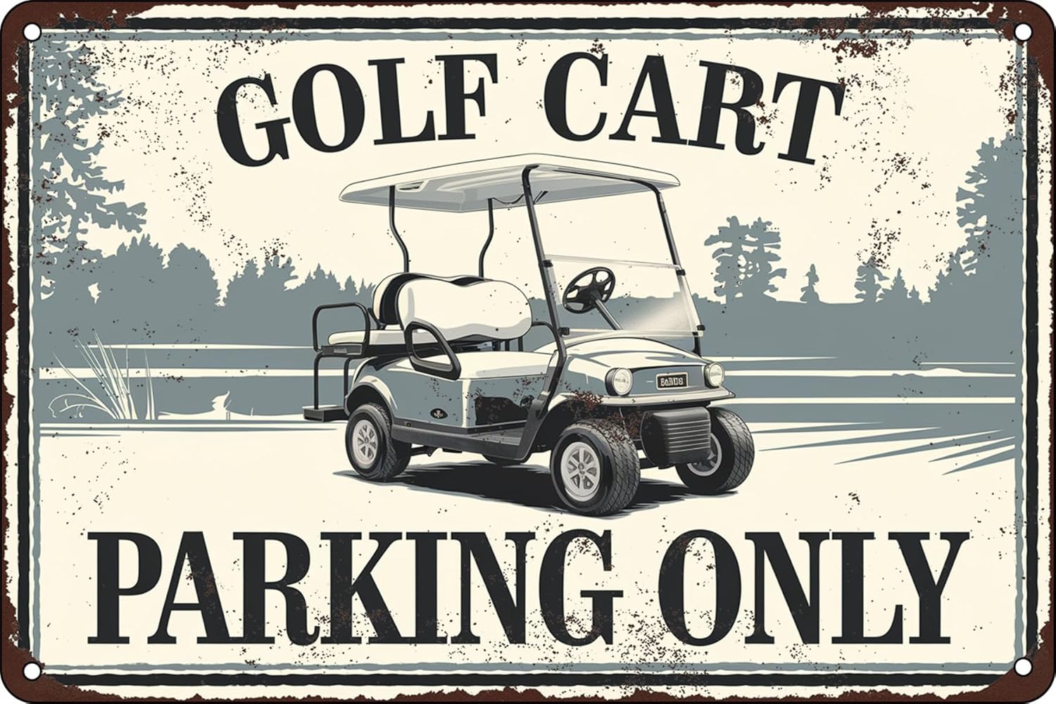 Golf Cart Parking Only Course  - đánh giá và giá Home Office With Library