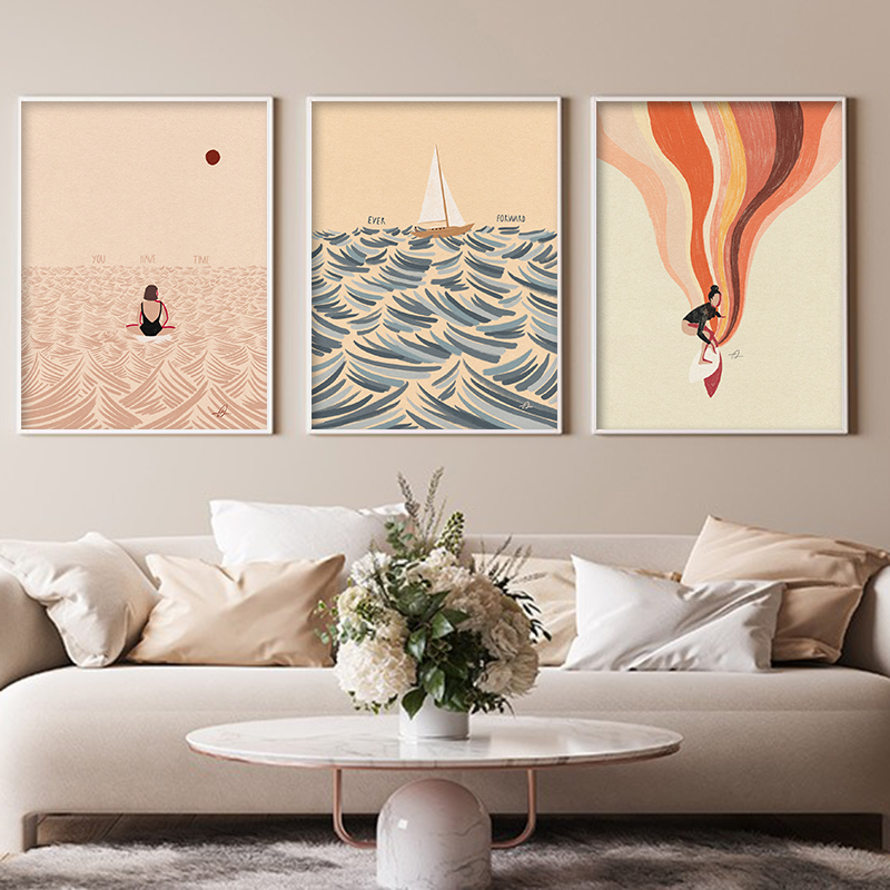 Nordic Minimalistic Art Surfin - đánh giá và giá Home Office Minimalist
