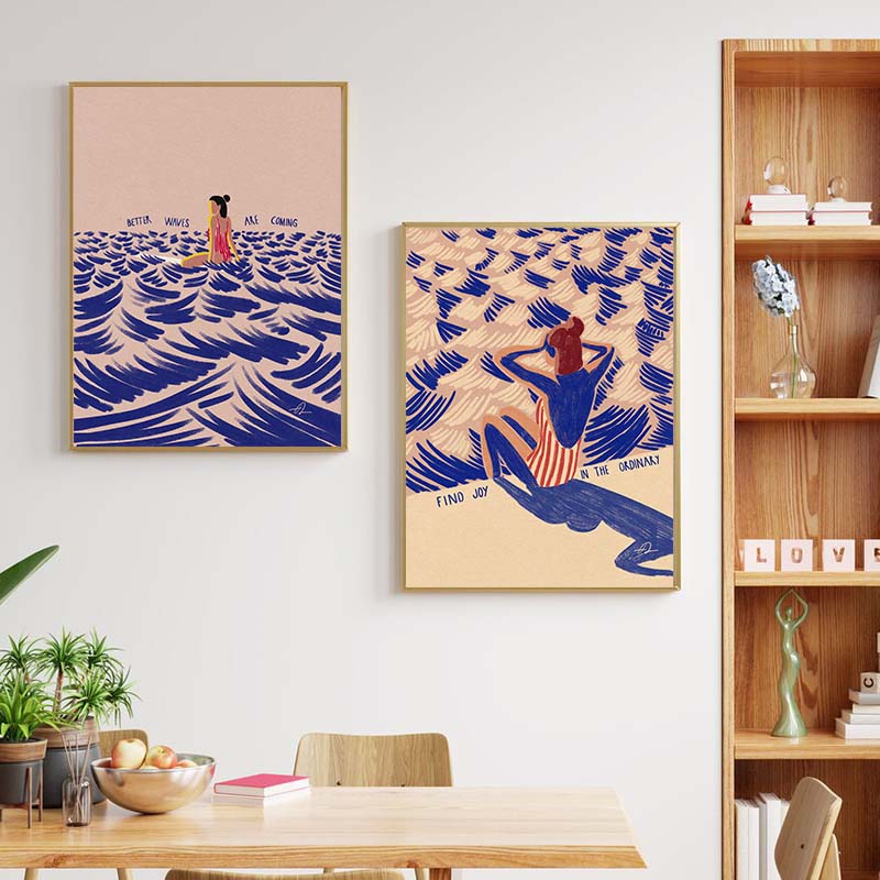Nordic Minimalistic Art Surfin - đánh giá và giá Home Office Minimalist