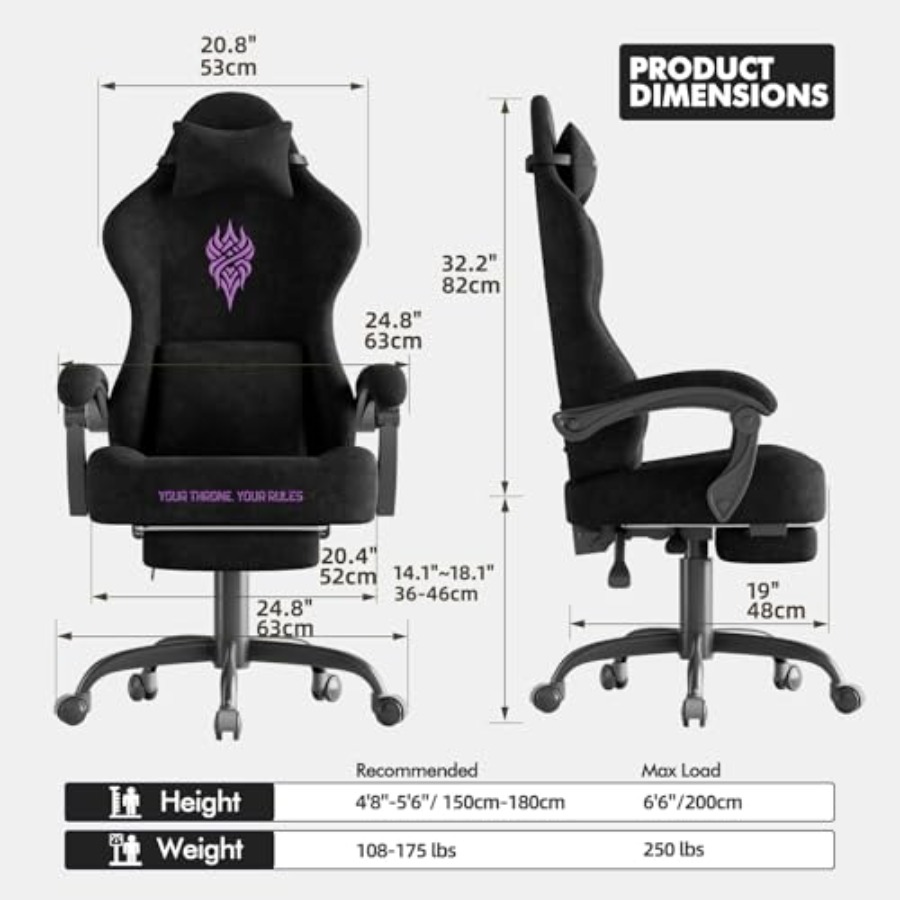 Gaming Chairs for Video Gamers - đánh giá và giá Ergonomic Office Chair