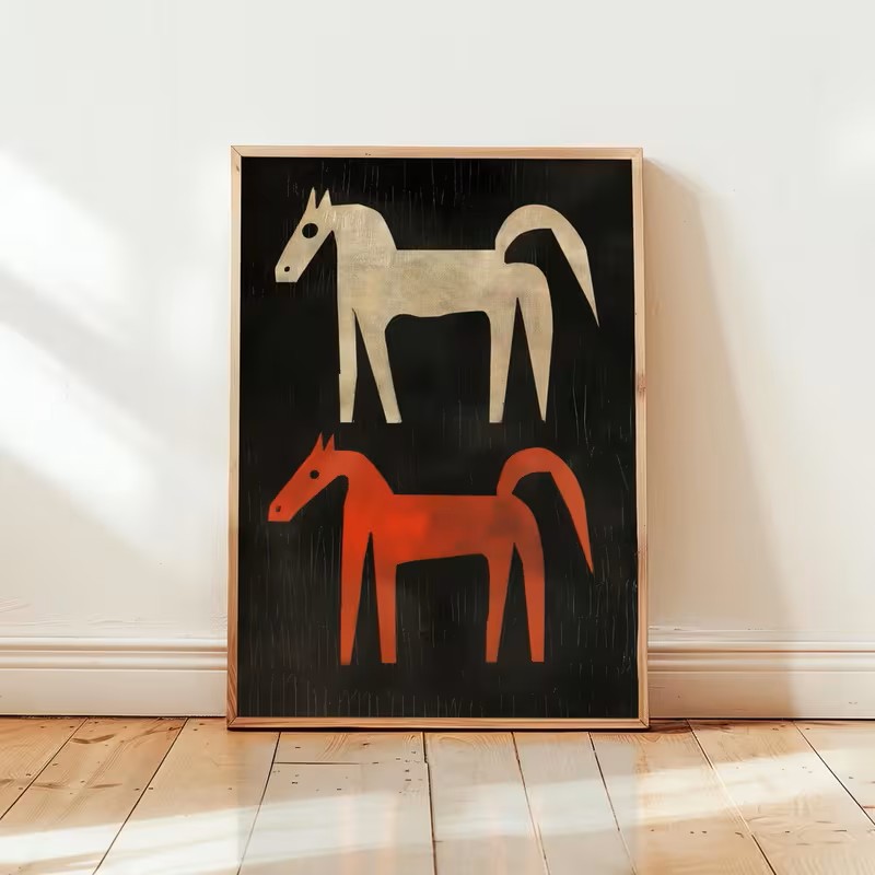 Animal Canvas Poster Wall Feat - đánh giá và giá Home Office Interior Design