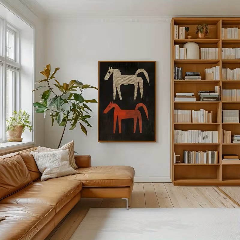Animal Canvas Poster Wall Feat - đánh giá và giá Home Office Interior Design