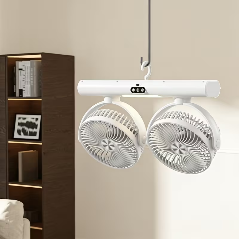 Dual-Head Circulation Fan Mode - đánh giá và giá Home Office Gadgets
