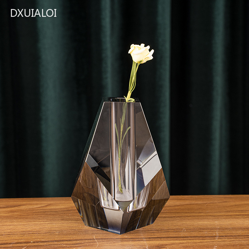 Modern minimalist crystal vase - đánh giá và giá Home Office Interior Design