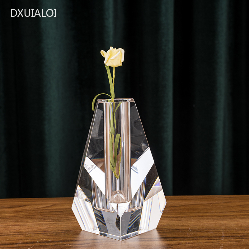 Modern minimalist crystal vase - đánh giá và giá Home Office Interior Design