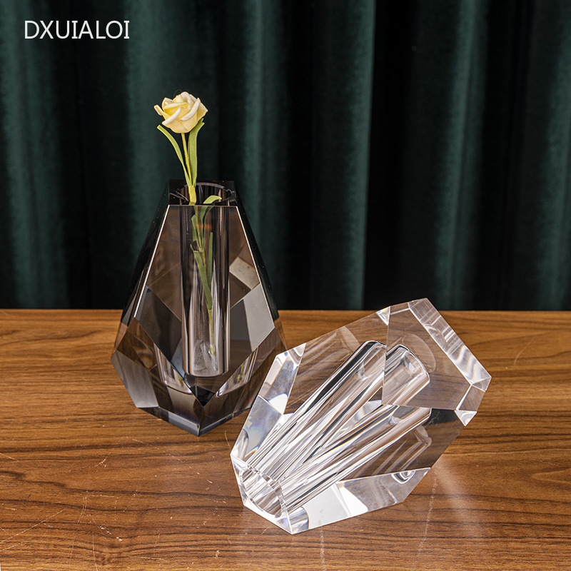 Modern minimalist crystal vase - đánh giá và giá Home Office Interior Design