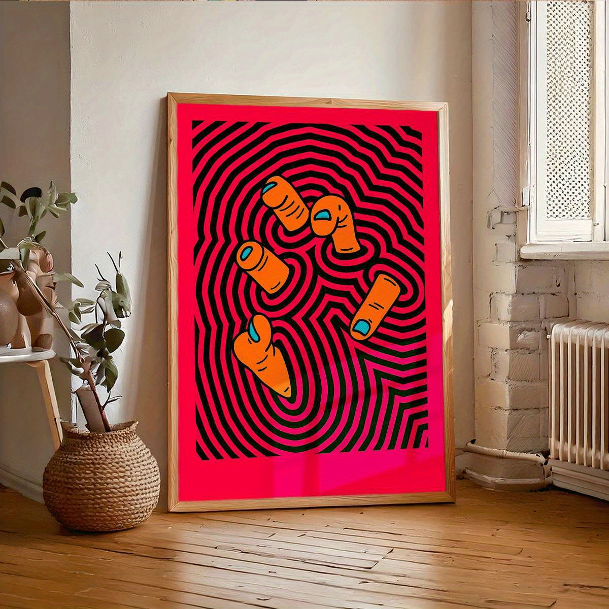 Modern Abstract Finger Art Pos - đánh giá và giá Home Office Minimalist