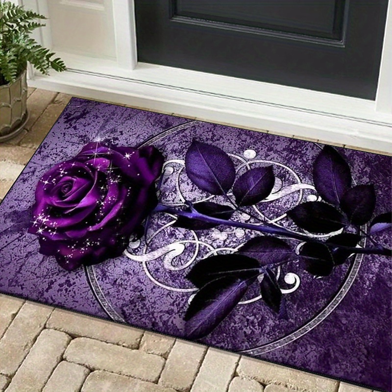 Purple Leaf Rug for Elegant Of - đánh giá và giá Home Office Interior Design