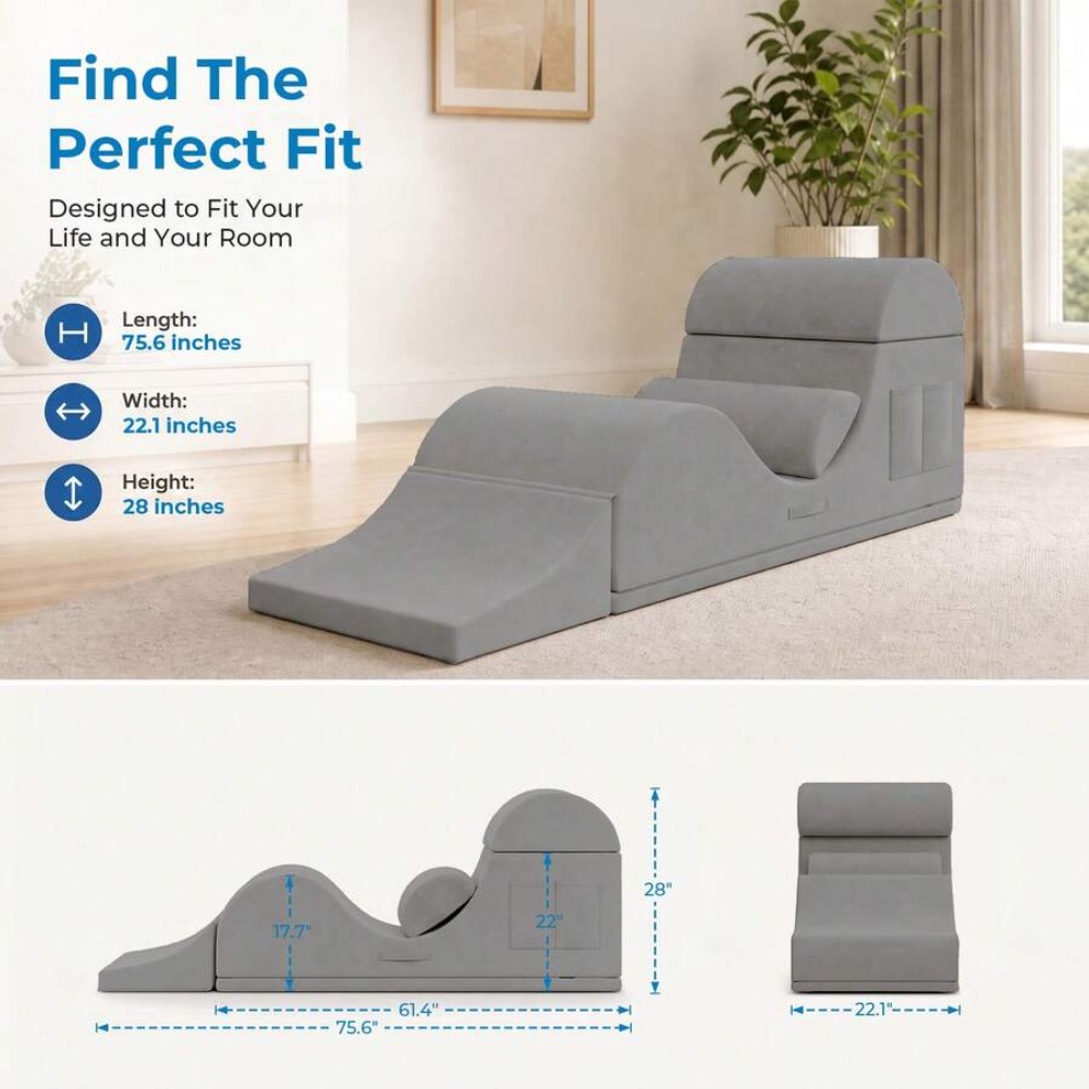 Yoga Stretch Chaise Lounge 75. - đánh giá và giá Home Office With Sofa