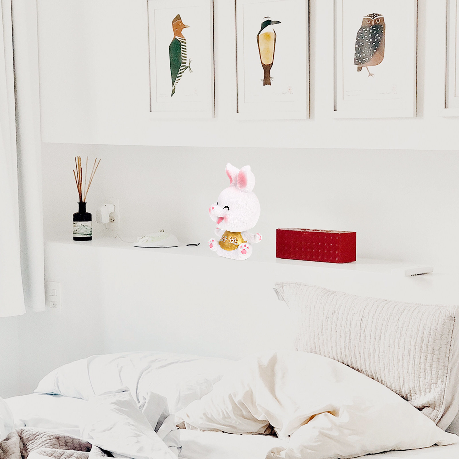 Elegant Resin Craft Rabbit Ado - đánh giá và giá Home Office Interior Design