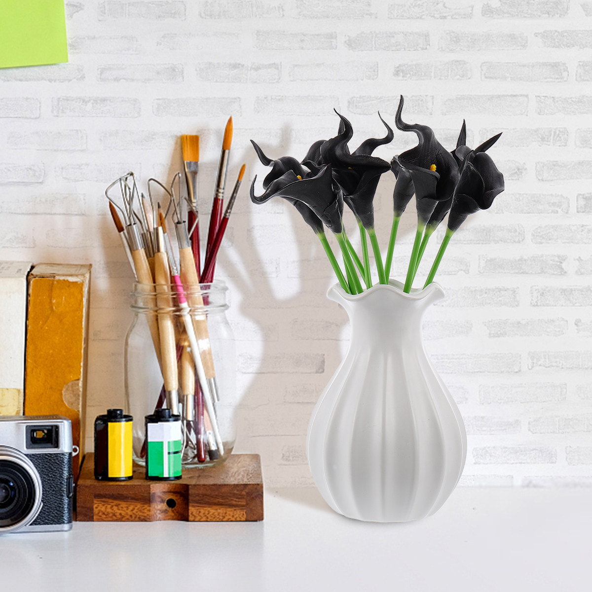 10Pcs Premium Artificial Calla - đánh giá và giá Home Office Interior Design
