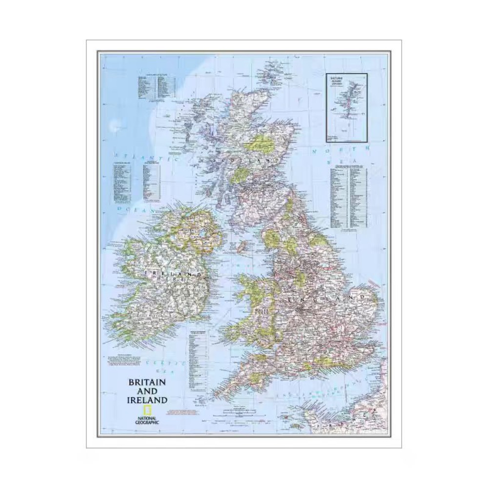 Vintage HD Britain Map Posters - đánh giá và giá Home Office With Library