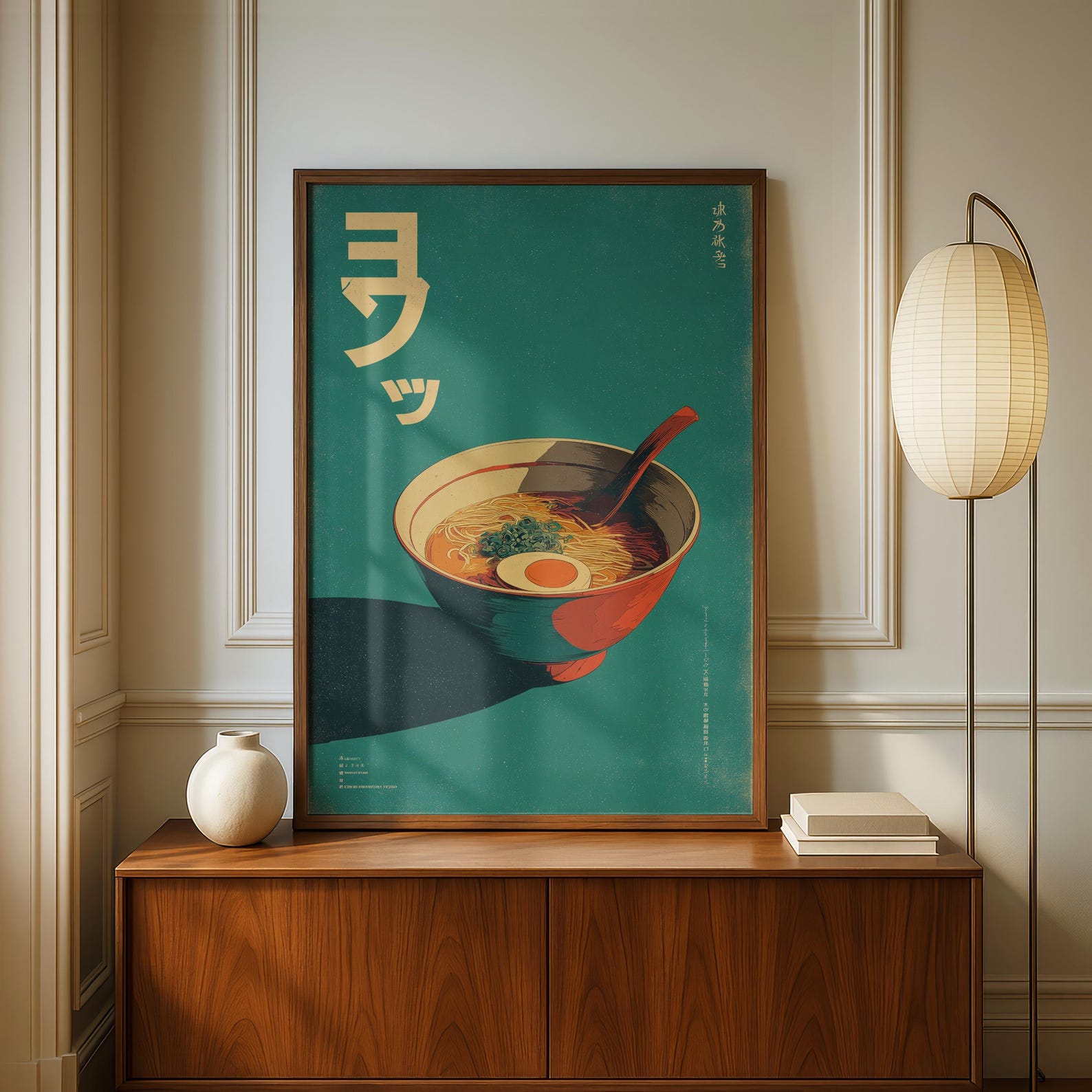 Retro Japanese Ramen Canvas Ar - đánh giá và giá Home Office Minimalist