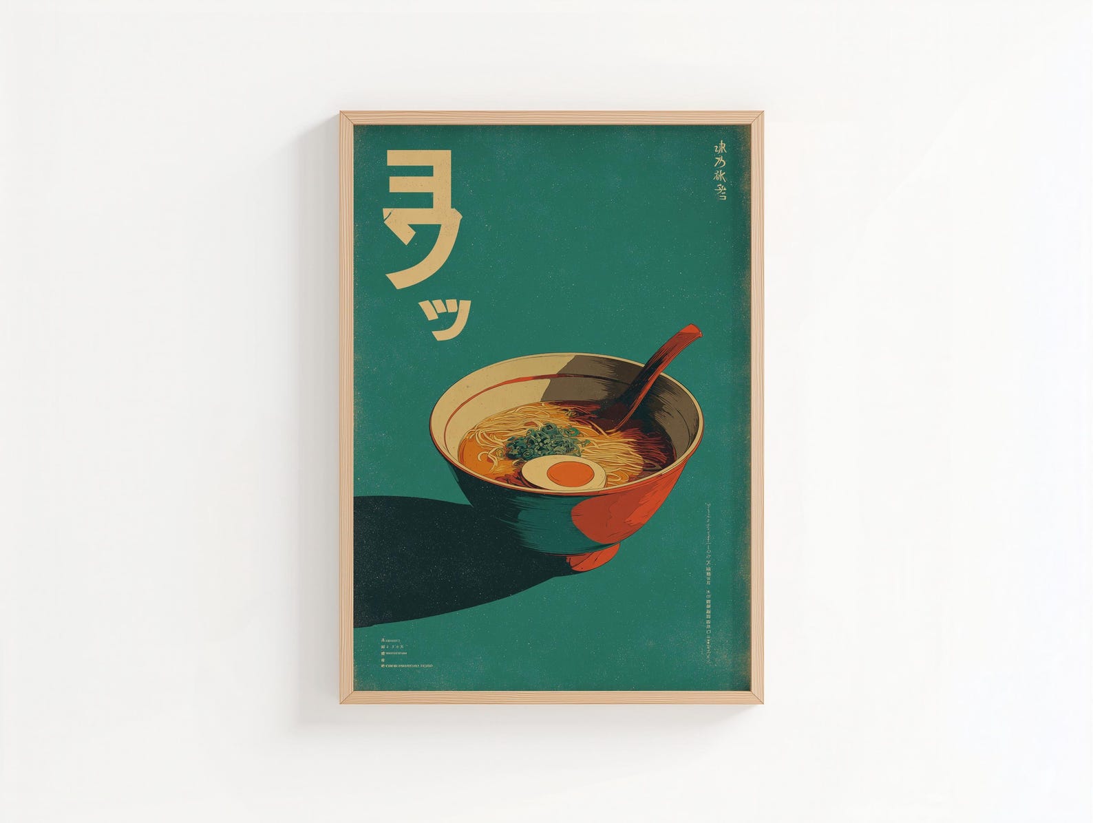 Retro Japanese Ramen Canvas Ar - đánh giá và giá Home Office Minimalist