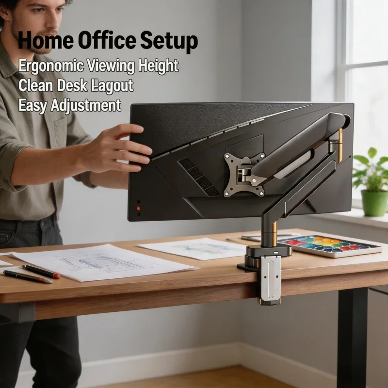 Single Monitor Mount Bracket f - đánh giá và giá Monitor Riser Stand