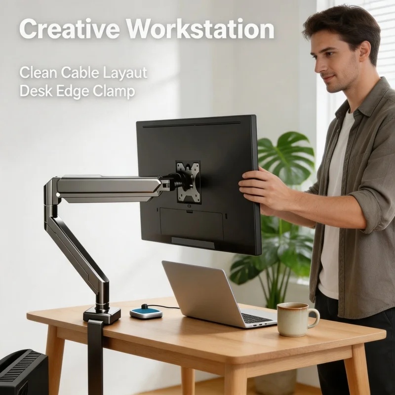Single Monitor Mount Bracket f - đánh giá và giá Monitor Riser Stand