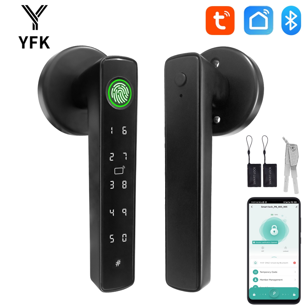 YFK Tuya 5-in-1 Smart Door Han - đánh giá và giá Home Office Immigration