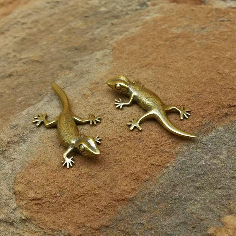 Handmade Bronze Retro Gecko Li - đánh giá và giá Home Office Gadgets