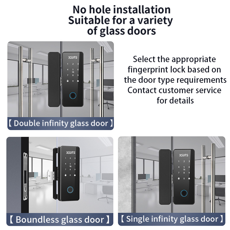 TT-Lock Smart Glass Door Lock  - đánh giá và giá Home Office Immigration
