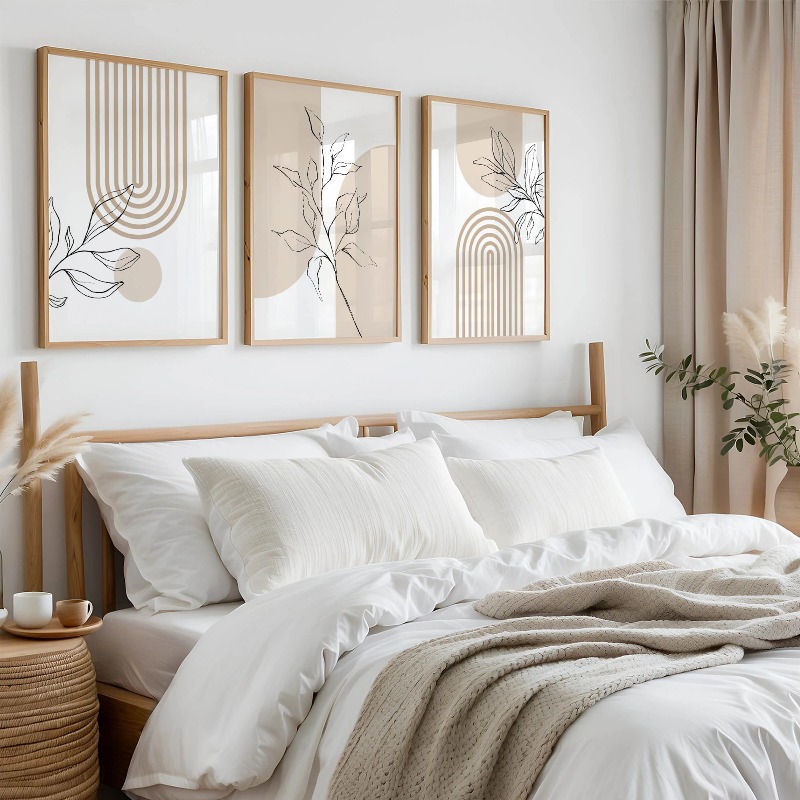 Neutral Wall Art Prints for Mo - đánh giá và giá Home Office Minimalist