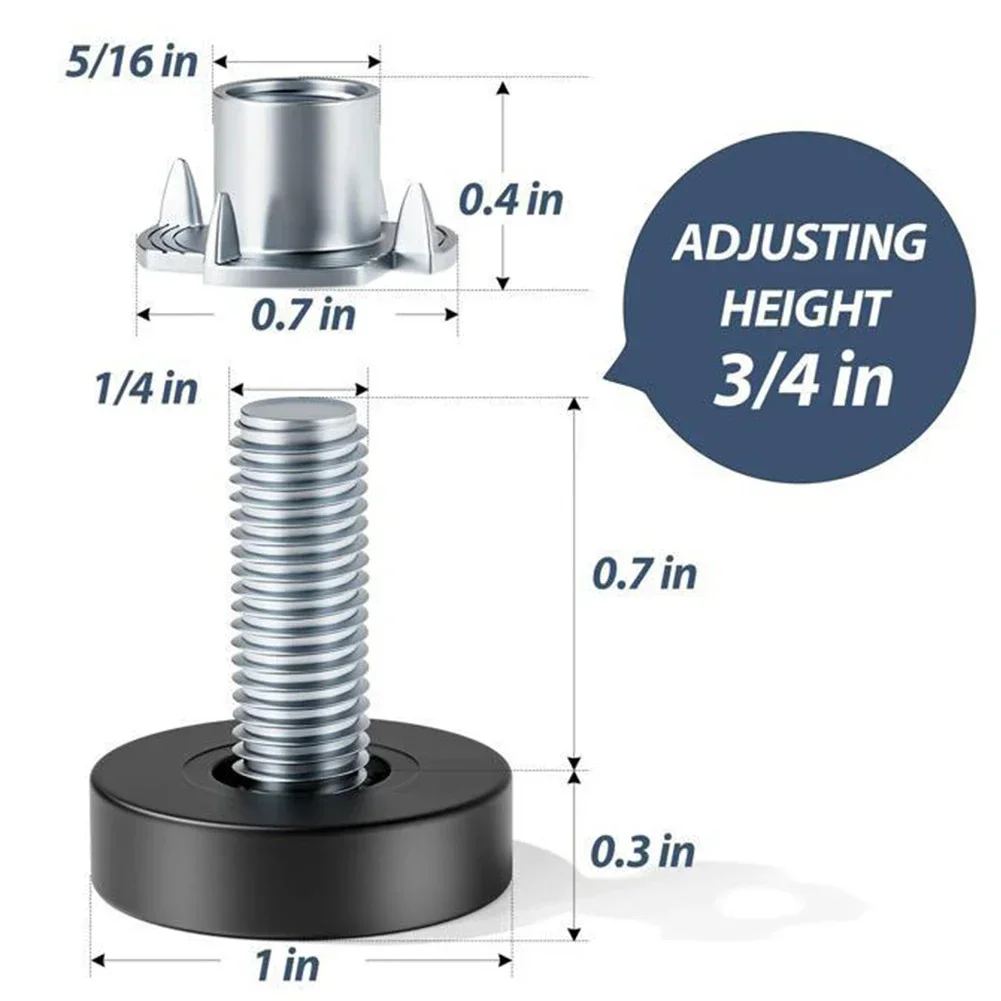 8PCS Adjustable Furniture Leve - đánh giá và giá Home Office With Sofa